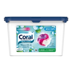 Coral Colorwaschmittel Wasserlilie & Limette All in1 Kapsułki 16szt