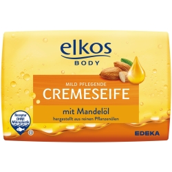 Elkos Cremeseife mit mandelöl Mydło w kostce 150g