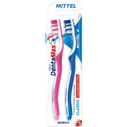 Elkos Classic Zahnbürsten 2er Mittel Szczoteczka do zębów średnia 2szt