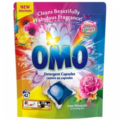 OMO Caps Rose Blossom & Morning Dew Kapsułki 42szt Kolor