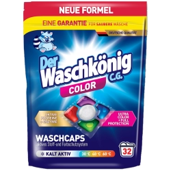 Waschkönig Waschcaps 5in1 Color Kapsułki do prania 32szt