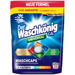 Waschkönig Waschcaps 5in1 Universal Kapsułki do prania 32szt