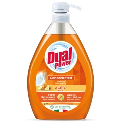 Dual Power Piatti Gel Aceto Żel do mycia naczyń z pompką 1L