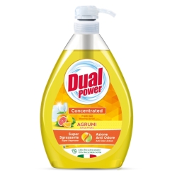 Dual Power Piatti Gel Agrumi Żel do mycia naczyń z pompką 1L