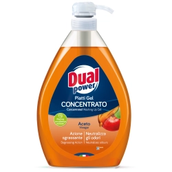 Dual Power Piatti Gel Aceto Żel do mycia naczyń z pompką 1L