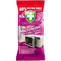 Green Shield Microwave Chusteczki do czyszczenia mikrofali 50+20szt GRATIS