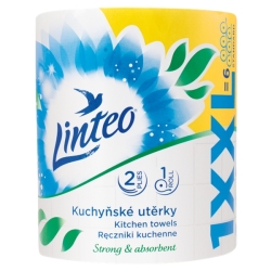 Linteo XXL Ręcznik kuchenny 300 listków 2-warstwowy 1 rolka 60m