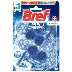 Bref Blue Activ+ WC Chlorine Zawieszka/kulki do WC 2x50g
