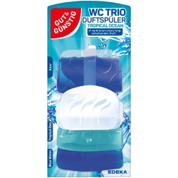 Gut&Günstig WC-Trio Tropical Ocean Zawieszka żelowa do WC 3x55g