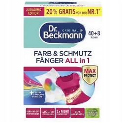 Dr Beckmann Farb & Schmutz Fänger Chusteczki wyłapujące kolory 48szt