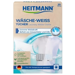 Heitmann Wäsche-Weiß Tücher Chusteczki wybielające 20szt