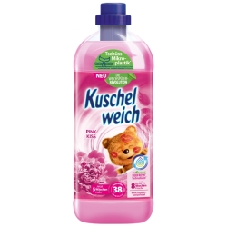 Kuschelweich Pink Kiss Różowy Płyn do płukania 38 prań 1L