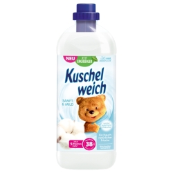 Kuschelweich Sanft & Mild Biały Płyn do płukania 38 prań 1L
