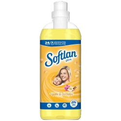 Softlan Ultra 24/7 Vanille & Orchidee Żółty Płyn do płukania 45 prań 1L
