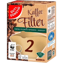 Gut & Günstig Kaffee Filter 100szt Filtry do kawy (2)