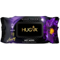 Hugva Wet Wipes Magic Touch Nawilżane chusteczki do dłoni i twarzy perfumowane 120szt