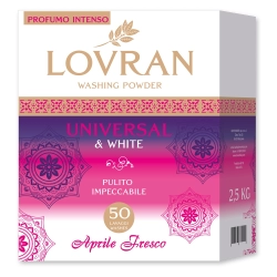 Lovran Powder Universal & White Aprile Fresco 2,5kg 50 prań Proszek uniwersalny i do jasnego